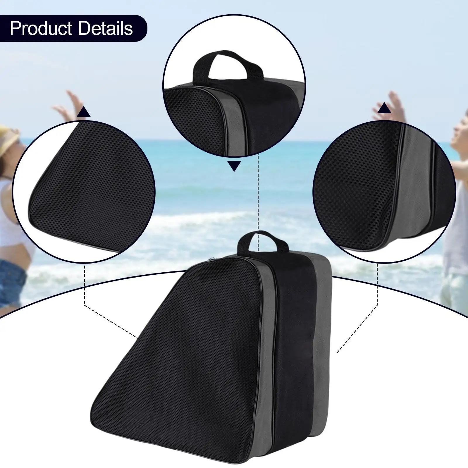 Skate Bag Breathable Roller Skate Accessories Carry for Women Boys Girls