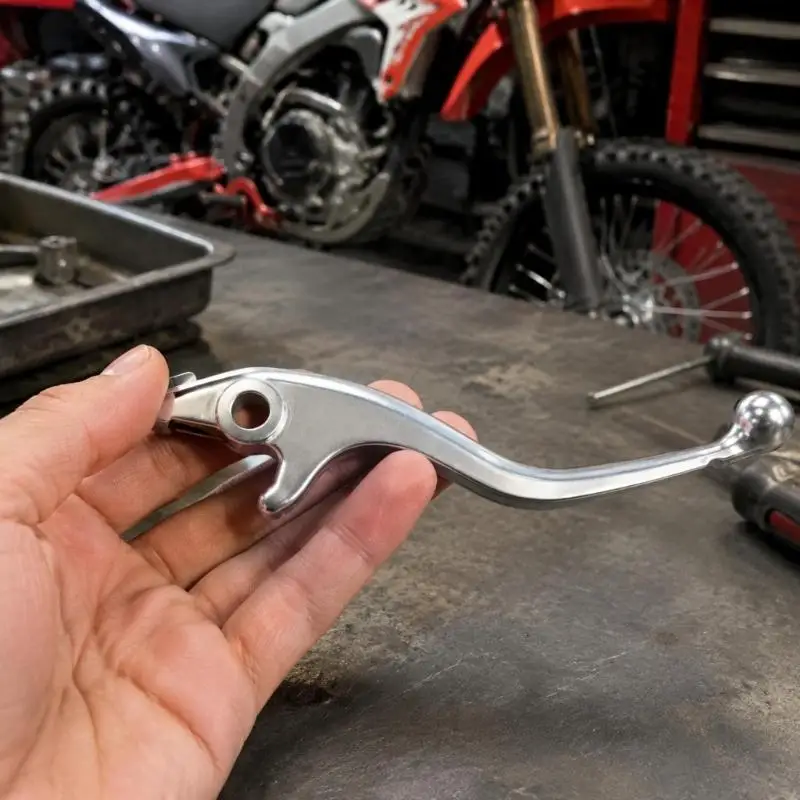 M76E Motorrad-Handbremshebel aus Druckguss für In 10 Tuttio Soleil01, 1 linker und 1 rechter Hebel mit gebogenen Griffen – Detail 10