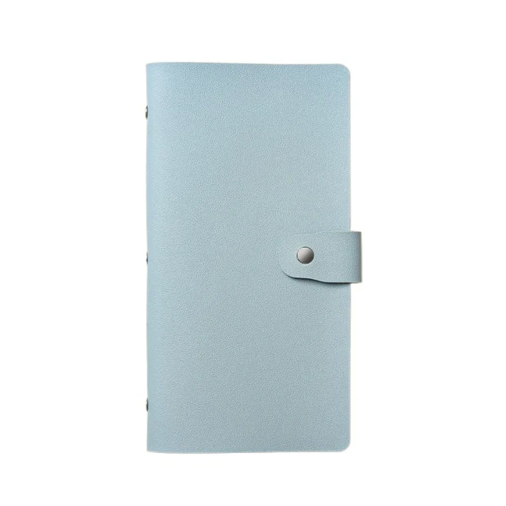 

Fun Money Savings Challenge Binder PU Easy Savings Challenges Book Solid Color Clear Cash Budget Notebook Money Planners