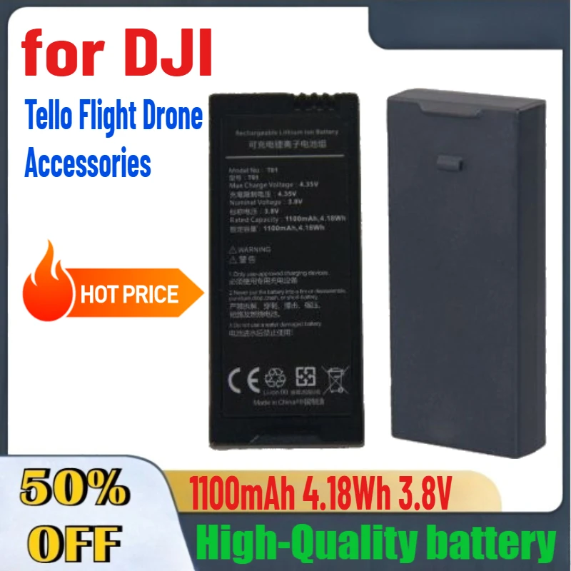 

1100mAh 4.18Wh 3.8V Battery for DJI Tello Flight Drone Accessories