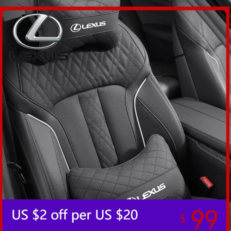 

Подушки для шеи и подголовников в салон автомобиля, аксессуары для сидений Lexus IS300h, IS250, RX350, NX300h, LX570, RX450