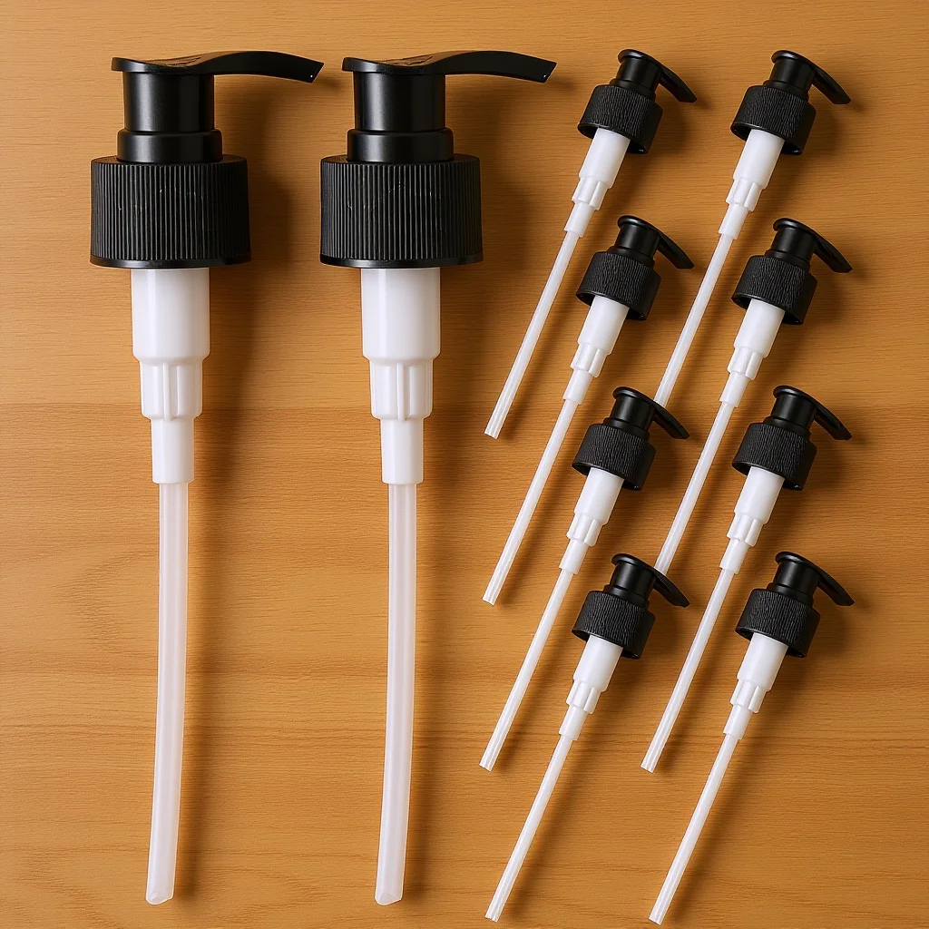 Bico de spray de névoa fina para loção, sabão, dispensador de óleo, bomba de substituição, gatilho, cabeças de pulverizador, shampoo, bomba recarregável