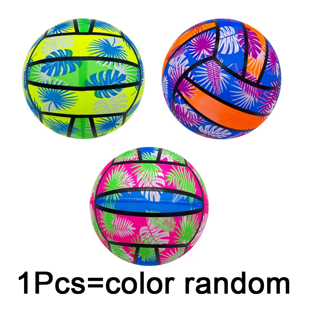 Colorful Inflation Ball Portable Beach Ball Children Swimming Pool Toy Water Game Balloons Durable Party Supplies For Sports