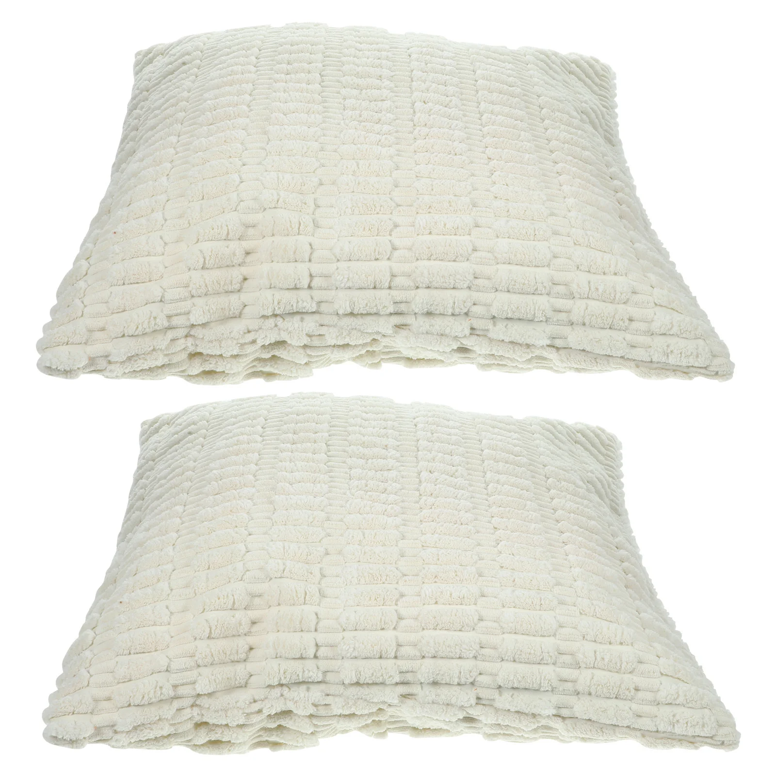 

2Pcs Corduroy Throw Pillow Covers Soft Square Cushion Cases Decorative Sofa Cover Home Decor Cushion Protector