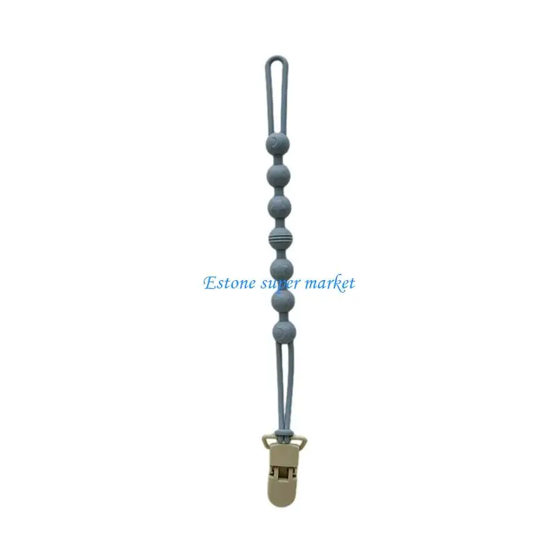 090B Silicone Pacifier Chain Baby Tooth Grinding Toy Feeding Bottle Hanging Rope Soothing Dummy Nipple Anti Drop Strap