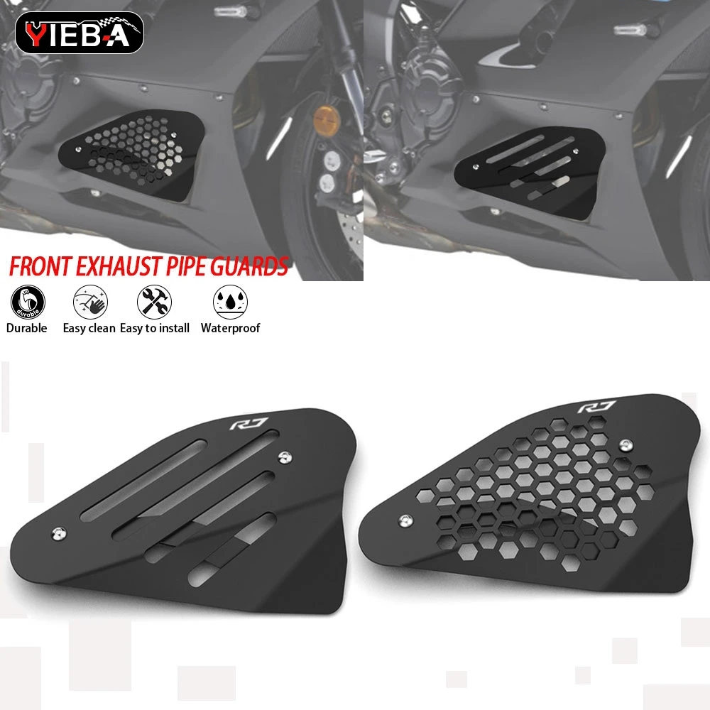 2025 YZF R7 Exhaust Pipe Guards Protection For YAMAHA YZF-R7 2021~2024 2022 2023 YZFR7 Motorcycle Muffler Protector Cover Shield