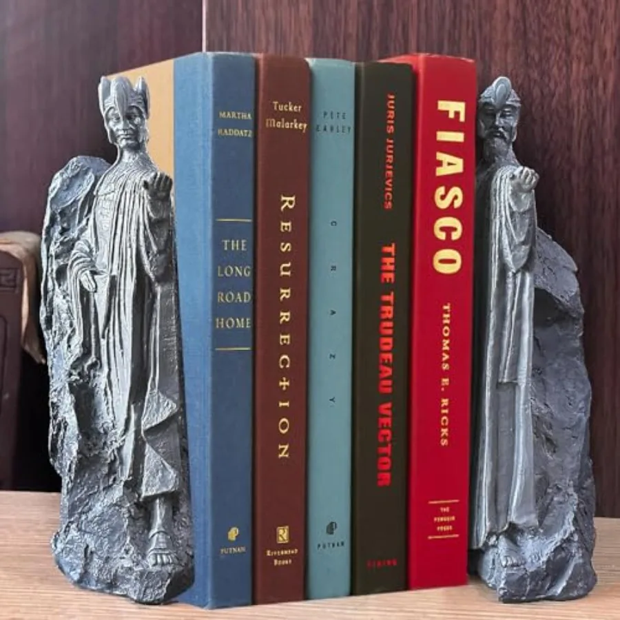 

Большие декоративные подставки для книг из смолы, коллекционные, декоративные ограничители для книг, разделители для библиотеки, офиса, дома, большие