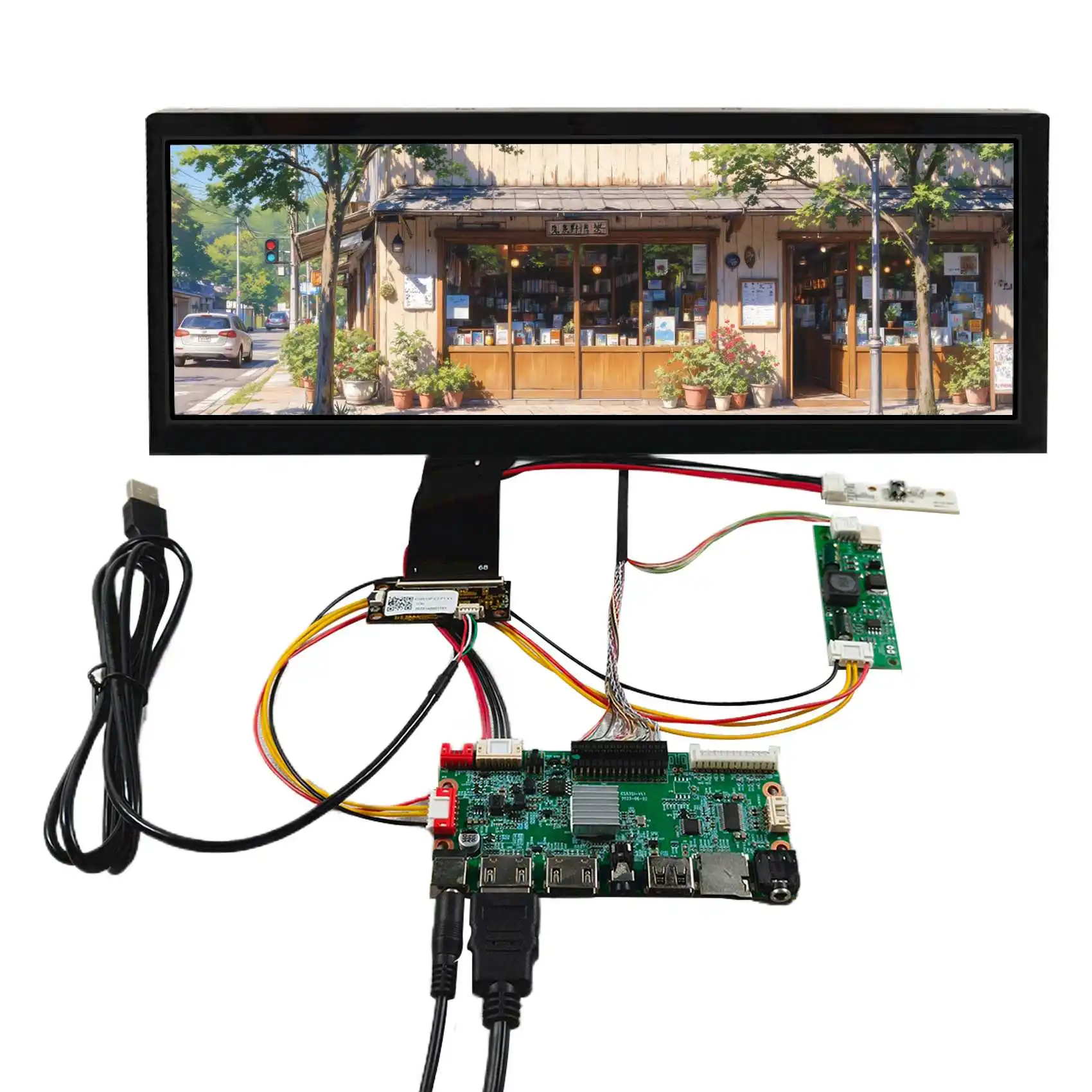 H-D USB AV LCD Controller Board 12.3