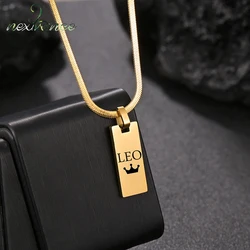 Nextvance Fashion Custom Necklace Stainless Steel Personalized Name Engraved Necklaces For Women Men Girl Creative Jewelry Gift