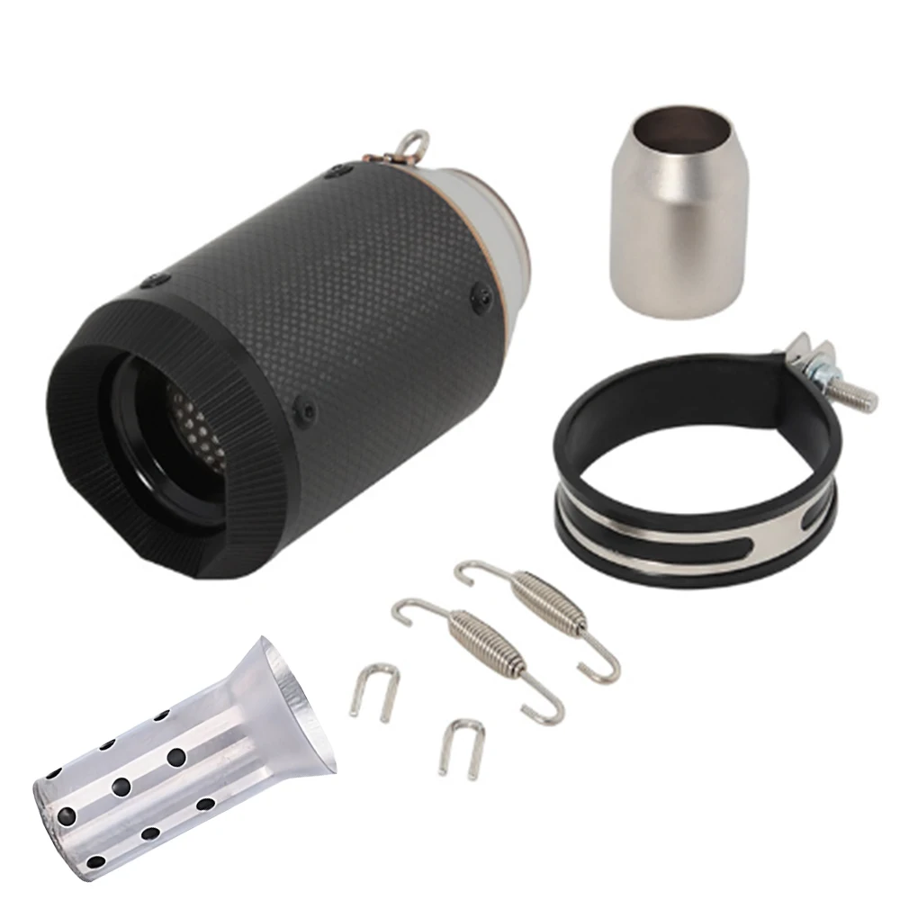 AR 51/60mm Universal Motorcycle Exhaust Muffler Suitable for Kawasaki 300 400 800 1000 CB300R R3 R6 MT07 MT09 DUKE390 ZX6R S1000 image 3