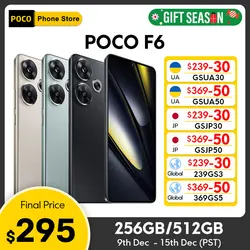 POCO F6 Smartphone Global Version Snapdragon®8s Gen 3 90W Turbo Charging 6.67