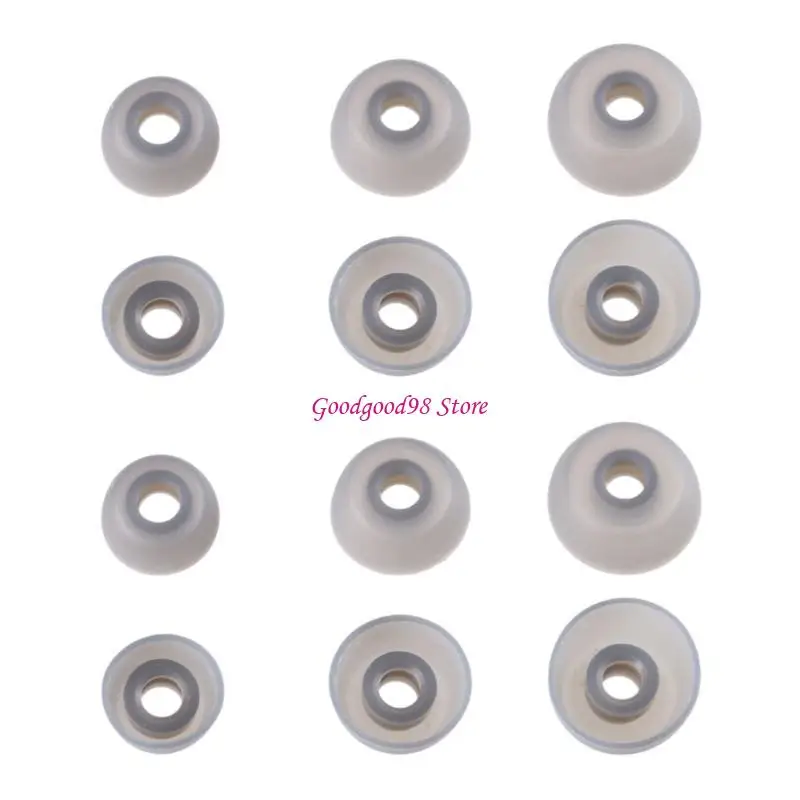 

Soft Silicone Earbuds Earplugs Covers Eartips for 75t/65t Sport Headphones Ear Cushions W8EC
