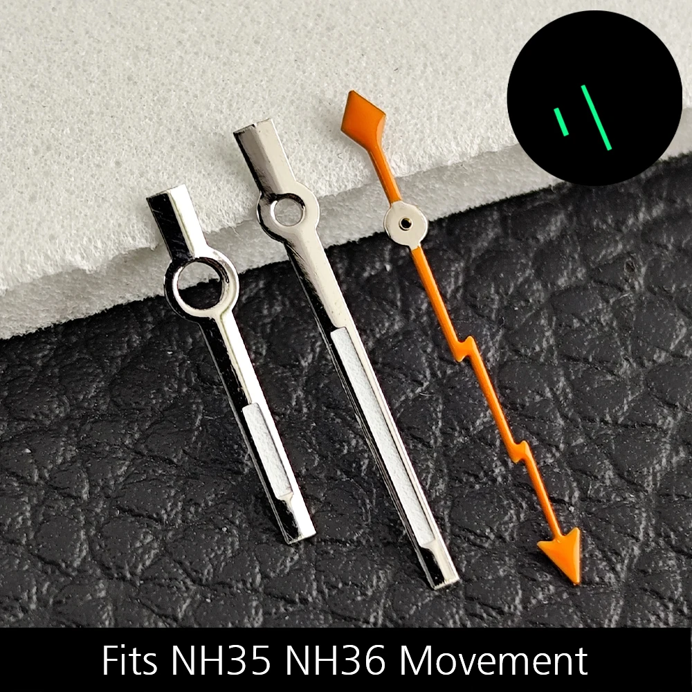 إكسسوارات الساعة NH35 الأيدي/28.5 مللي متر NH35 الطلب يناسب NH35/M8215/E2824 أجزاء ساعة يد تعمل بالحركة للساعات الميكانيكية للرجال