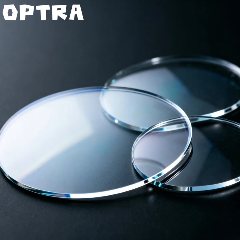 

OPTRA 1.56 1.61 1.67 1.74 Index Single Version Aspheric Customized Lenses Prescription Glasses Lenses for Myopia Hyperopia1 Pair