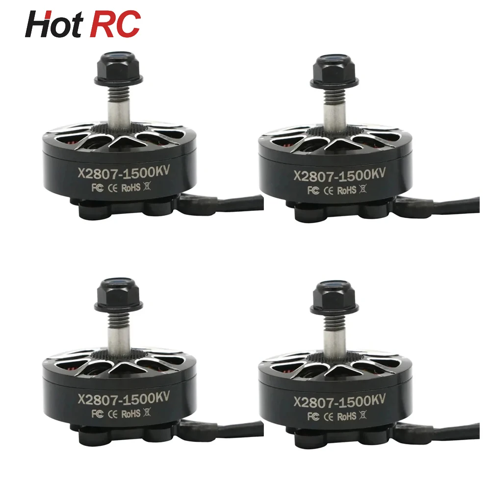 4pcs/lot Uangel X2807 2807 RC Motor 1300KV 4S 1500KV 1700KV 6S Brushless Motor for FPV Freestyle 7inch Long Range LR7 Drones DIY