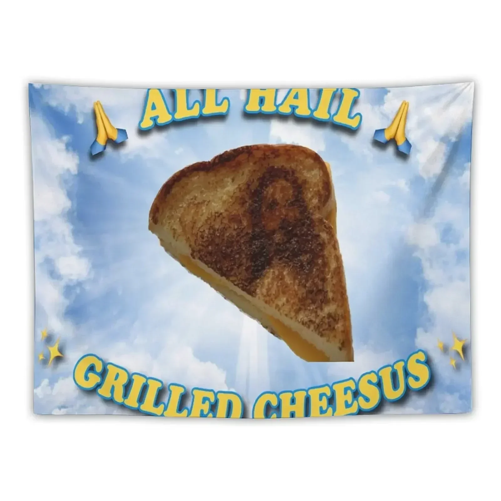 

grilled cheesus Tapestry Tapete For The Wall Room Decor For Girls For Bedroom Aesthetic Room Decors Tapestry