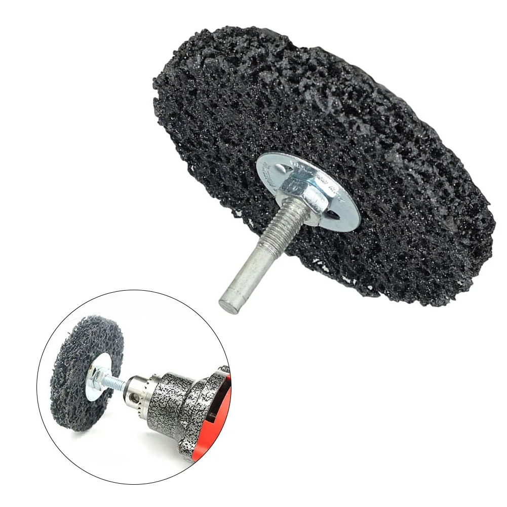 Imagem -02 - Poly Strip Disc Roda Abrasiva Paint Rust Remover Clean Grinding Wheels mm Shank para Moedor Elétrico 50 mm 1pc