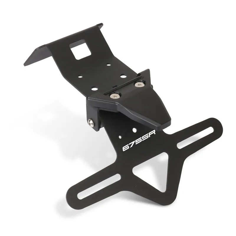 Fit For 675SR 675NK 675 SR 675SR R Motorcycle License Plate Holder Rear Short Tail Stock Light Tailstock Holder Bracket Kit