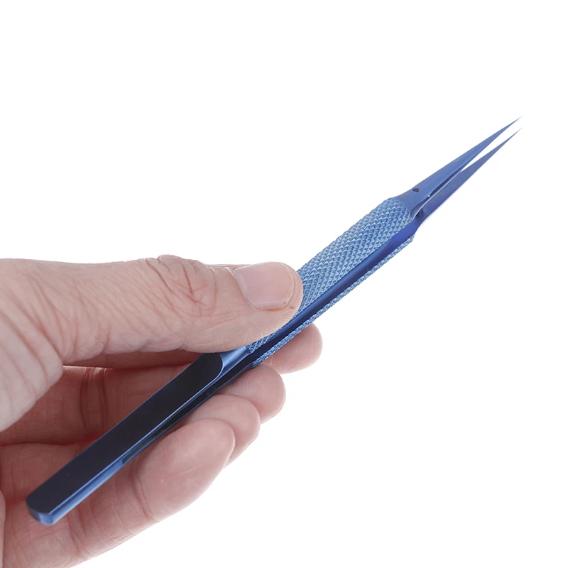 Titanium Alloy Tweezers Repair Tool 0.15mm Edge Precision Fingerprint Tweezers For Picking Tools