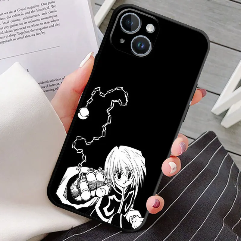 Bandai Anime Hunter X Hunter Character Cartoon Mobile Phone Case For Iphone 15 15pro 15promax 14 14pro 13 13pro Tpu Soft Shell