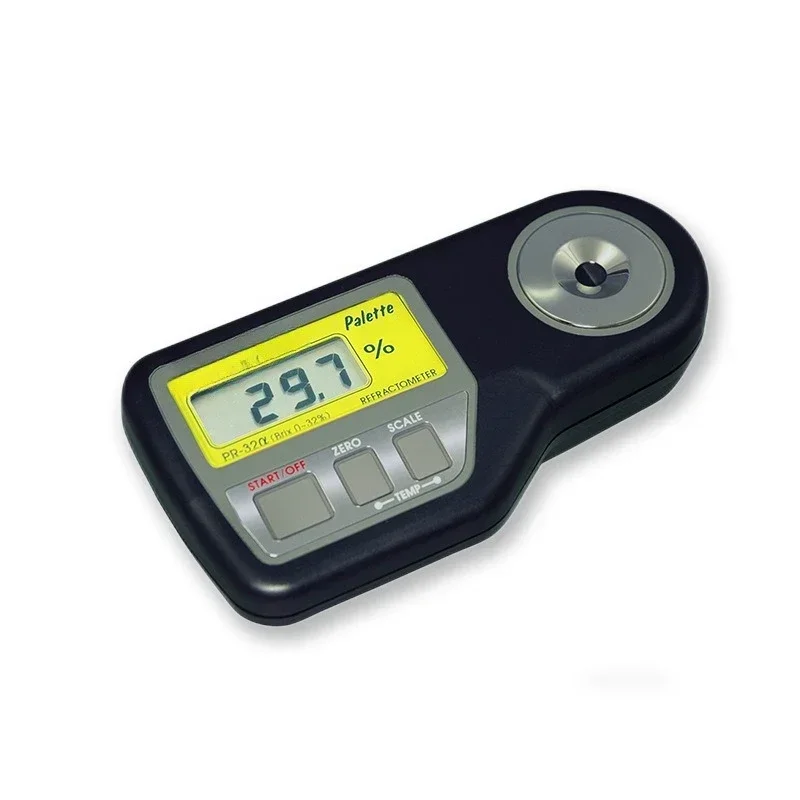 Sugar meter, concentration meter, refractometer, refractive index, high concentration and high accuracy