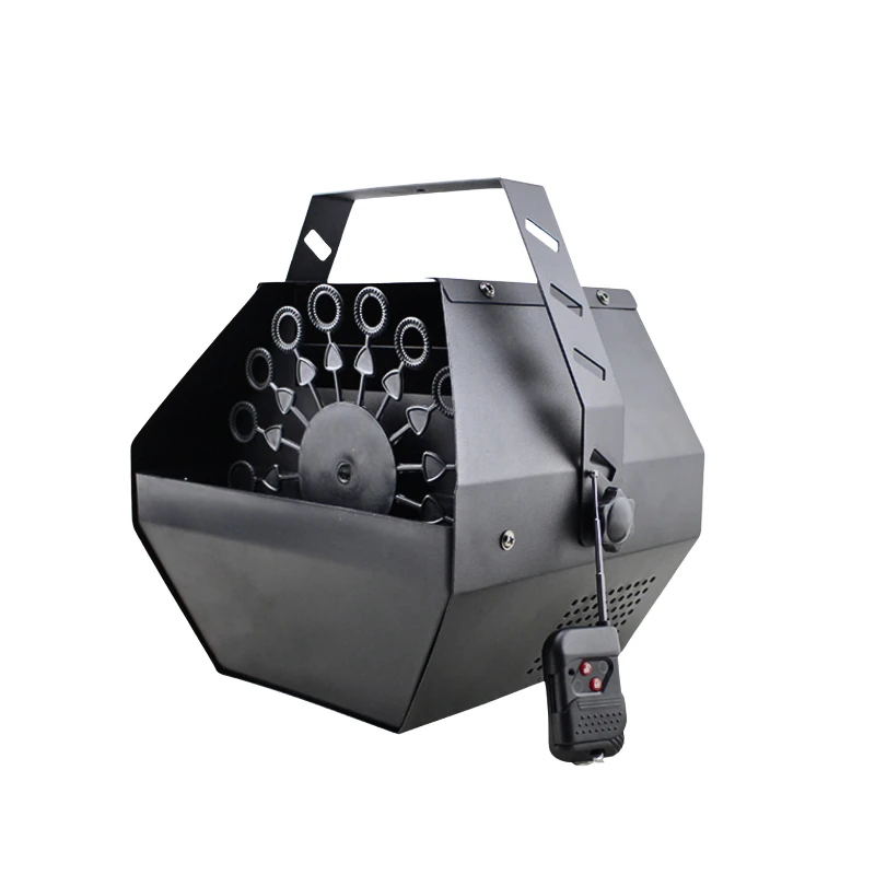 

New Bubble Machine Battery Iron Shell Stage Bubble Effect Mini Remote Control Automatic Outdoor Portable