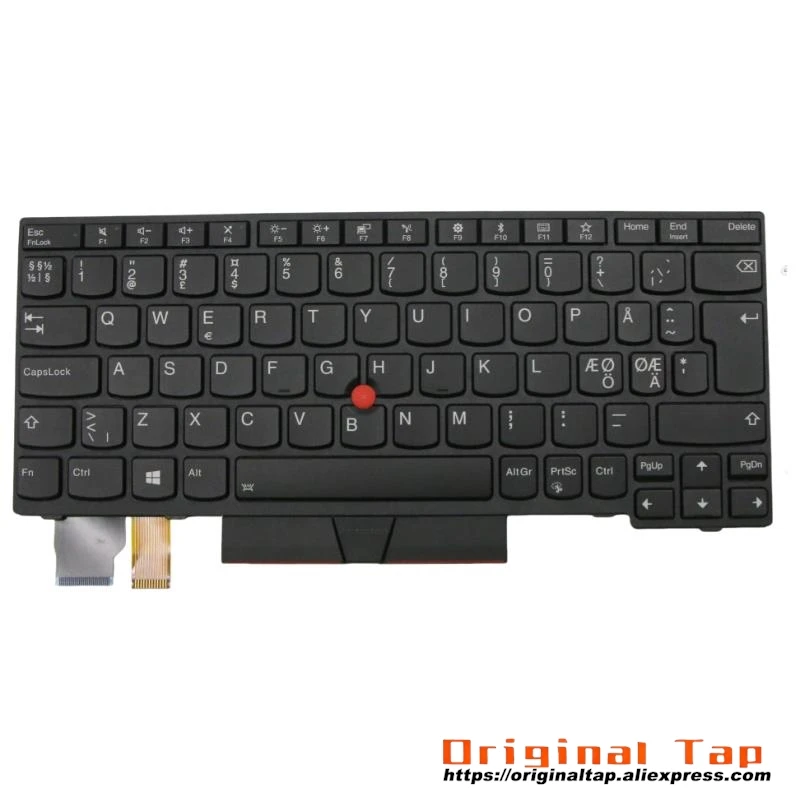 NDC Nordic Backlit Keyboard for Lenovo Thinkpad X280 A285 X390 X395 L13 Yoga Gen1 G1 01YP079 01YP159 01YP239 image 2