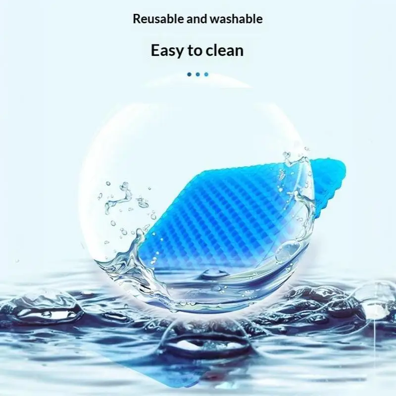 Gel Seat Cushion Breathable Honeycomb Summer Cooling Pressure Relief Non-Slip Pad for Back Pain Long Sitting