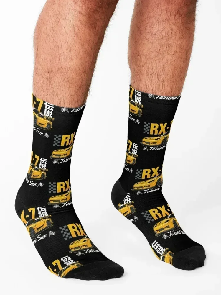 RX7 FD Socks summer bright garter Women's Socks Men's