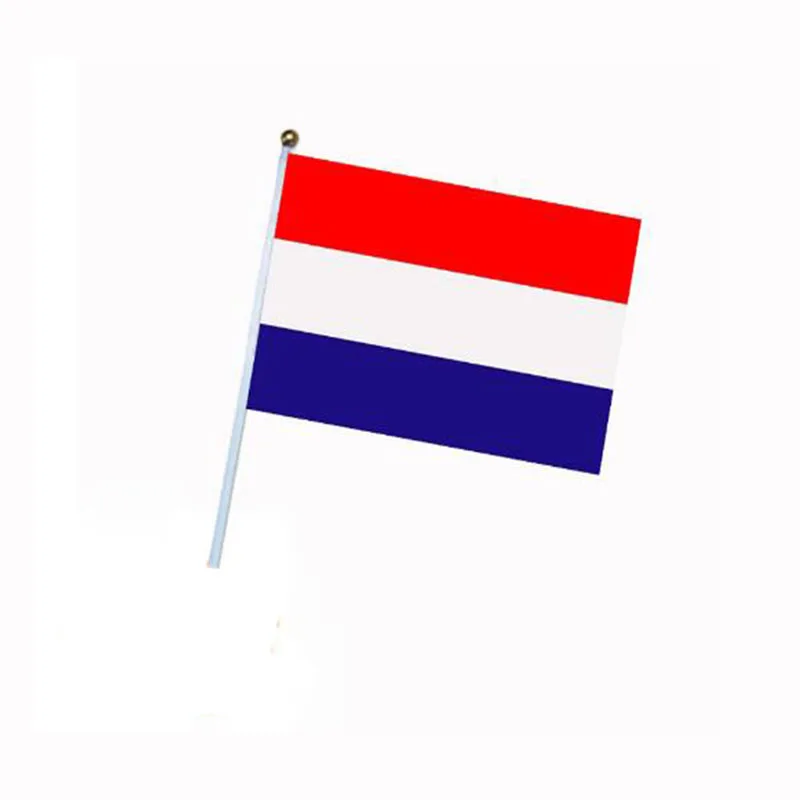 14*21 CM Netherlands Flag Hand Banner For Celebration 100PCS/LOT