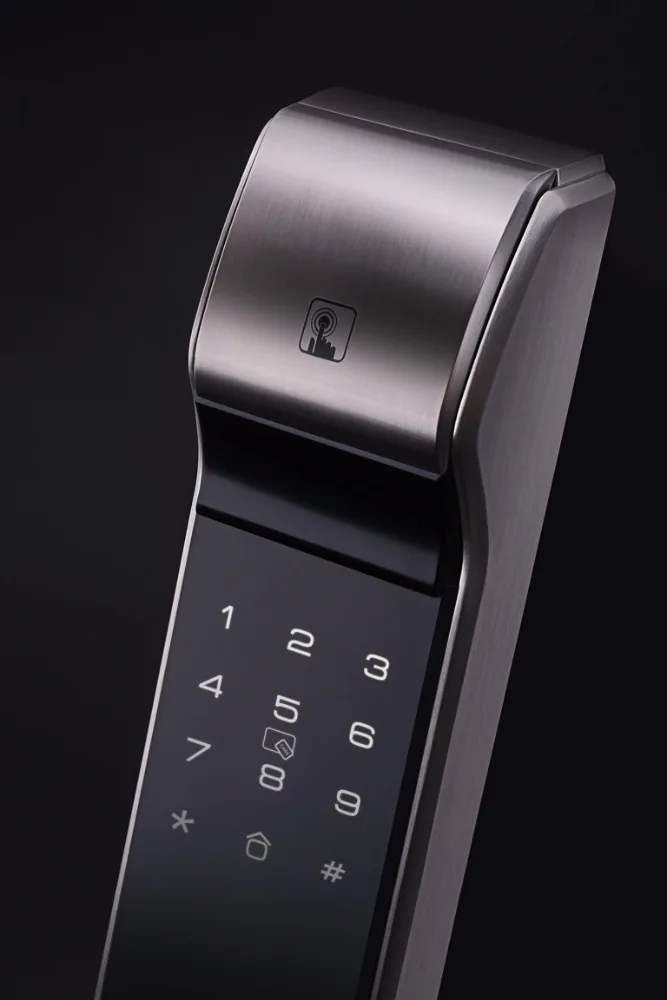 K7-10 ล็อคประตูดิจิตอลความปลอดภัยสูงล็อคลายนิ้วมือสำหรับโฮมออฟฟิศ