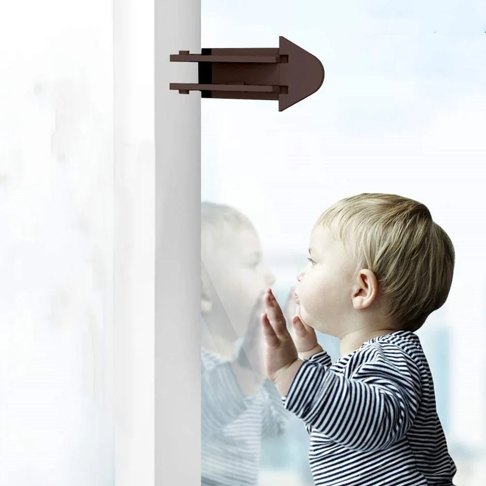 

6Pcs Sliding Door Window Safety Locks Kids Protective Security Lock Anti-Theft Lock for Sliding Windows and Doors