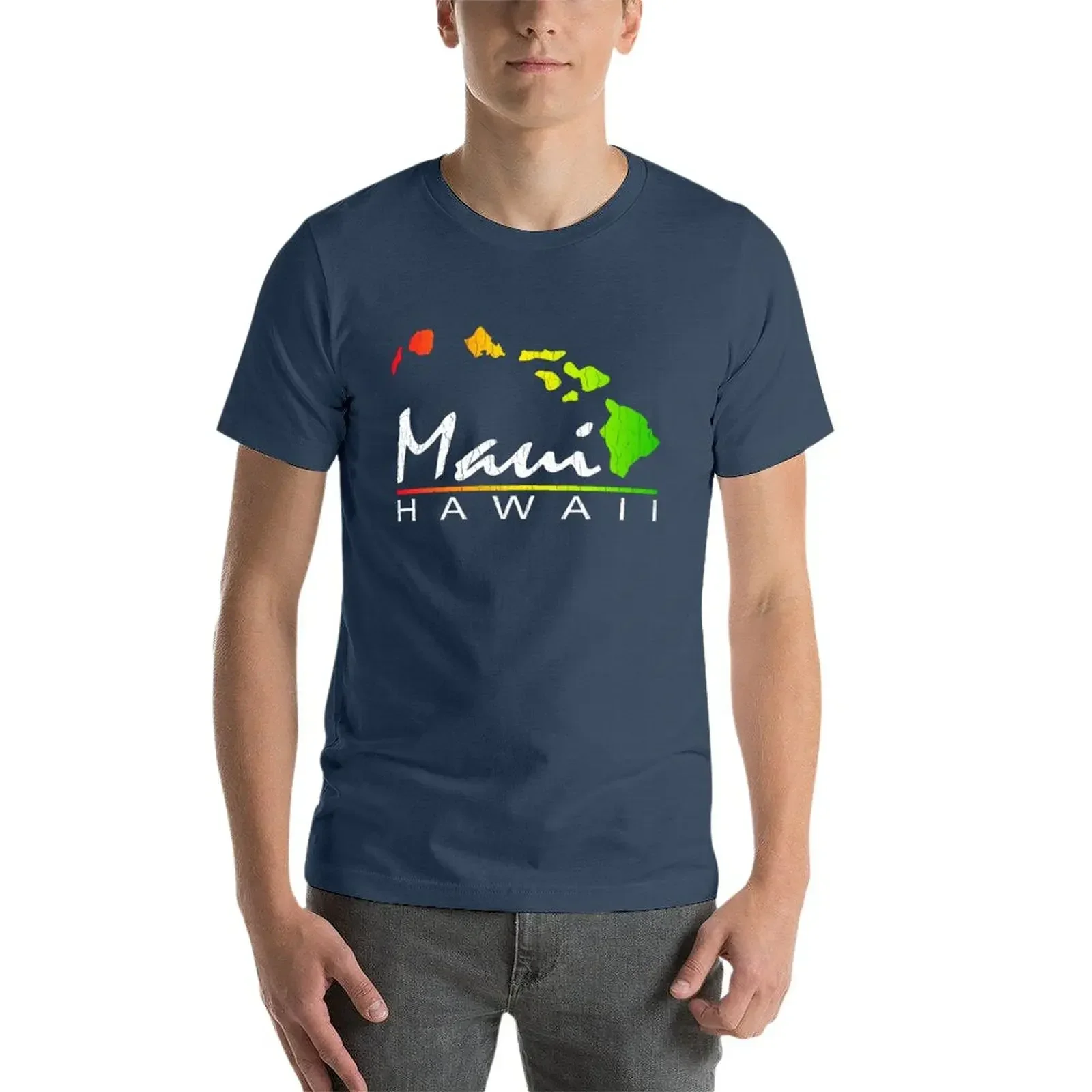 Maui - Hawaiian Islands (Vintage Distressed Look) T-Shirt plus size tops customs design your own vintage mens clothes