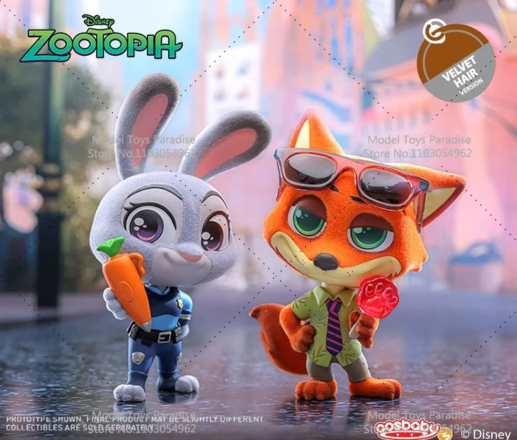 Hot Toys COSB1118-1119 1/6 Collectible Officer Rabbit Judy Hopps Fox Nick Wilde Zootopia Full Set 13-14cm Soldier Action Figure