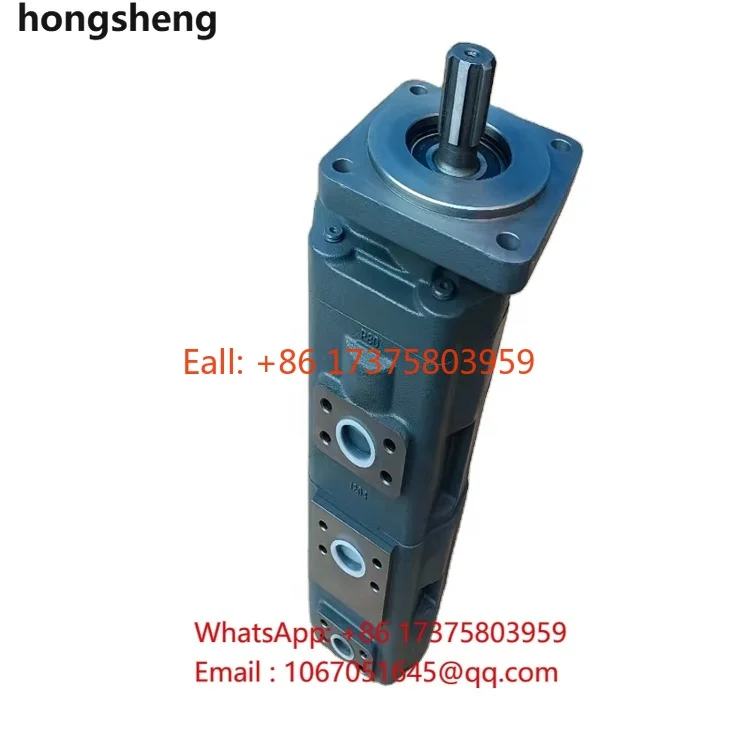 JHP2080/2063/2050 triple hydraulic gear pump, crane JHP series hydraulic pump
