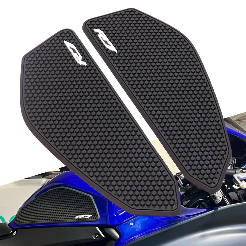 Protector Anti Slip Tank Pad Sticker Fishbone patch Gas Knee Grip Traction Side Pad 3M Decal For YAMAHA YZF-R7 YZF07 2021-2024