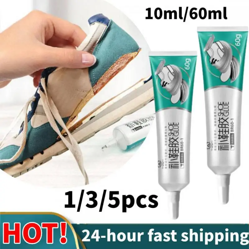 Waterproof Shoe-Repairing Adhesive Transparent Universal Shoe Repair Rubber Glue Quick-drying Wear-resistant for Neoprene Canvas