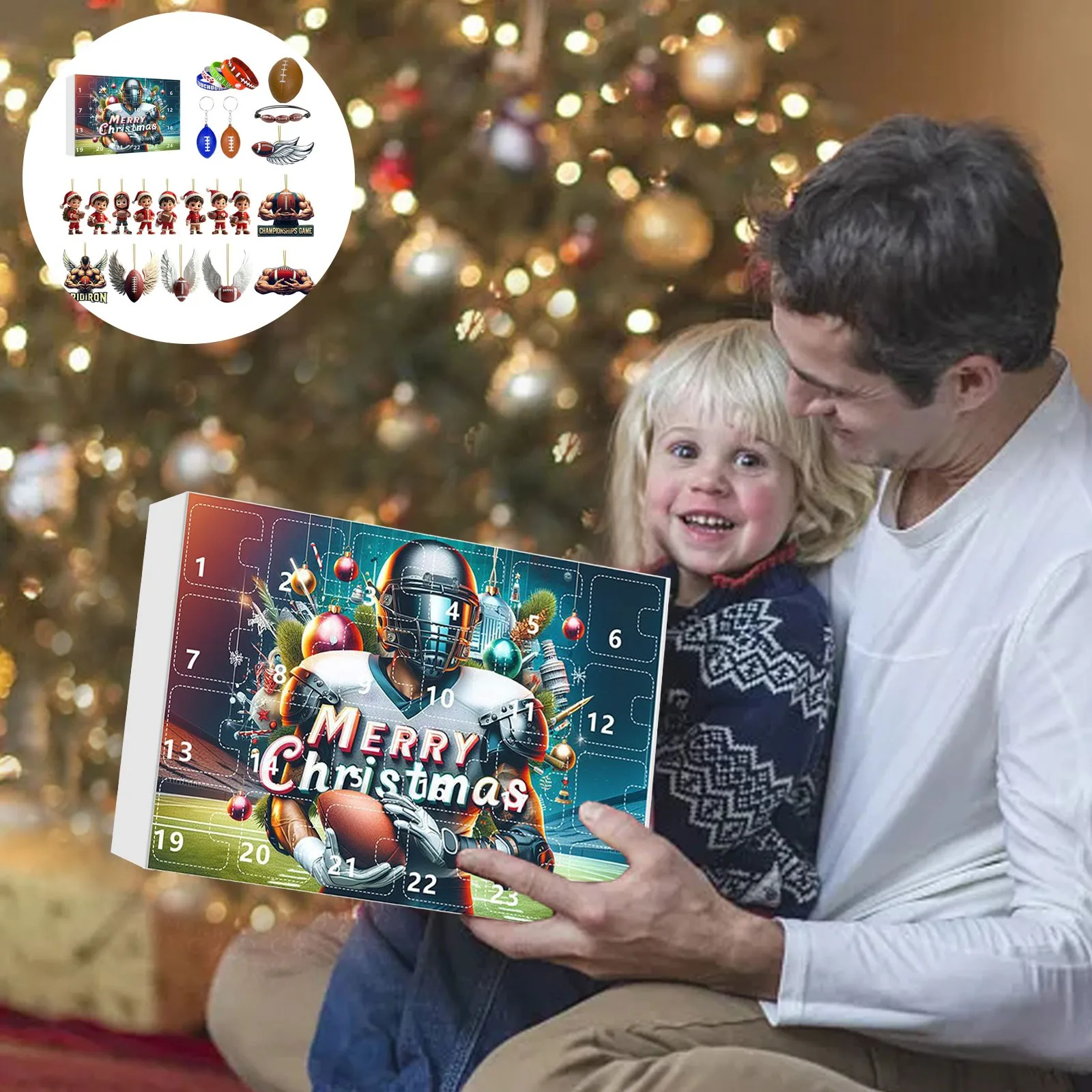 ปฏิทินนับถอยหลังวันสำคัญก่อนวันแต่งงาน ฟุตบอลแอดเวนท์ 2024 ปฏิทินนับถอยหลังคริสต์มาส 24 วัน ฟุตบอล รักบี้ นับถอยหลังวันคริสต์มาส หนังสือผ้าห่ม