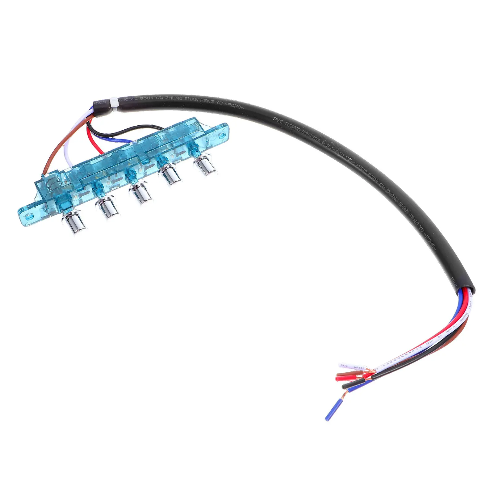 

5-Button Range Hood Switch Replacement Control Board Universal for Various Models Kitchen Appliance Repair Part