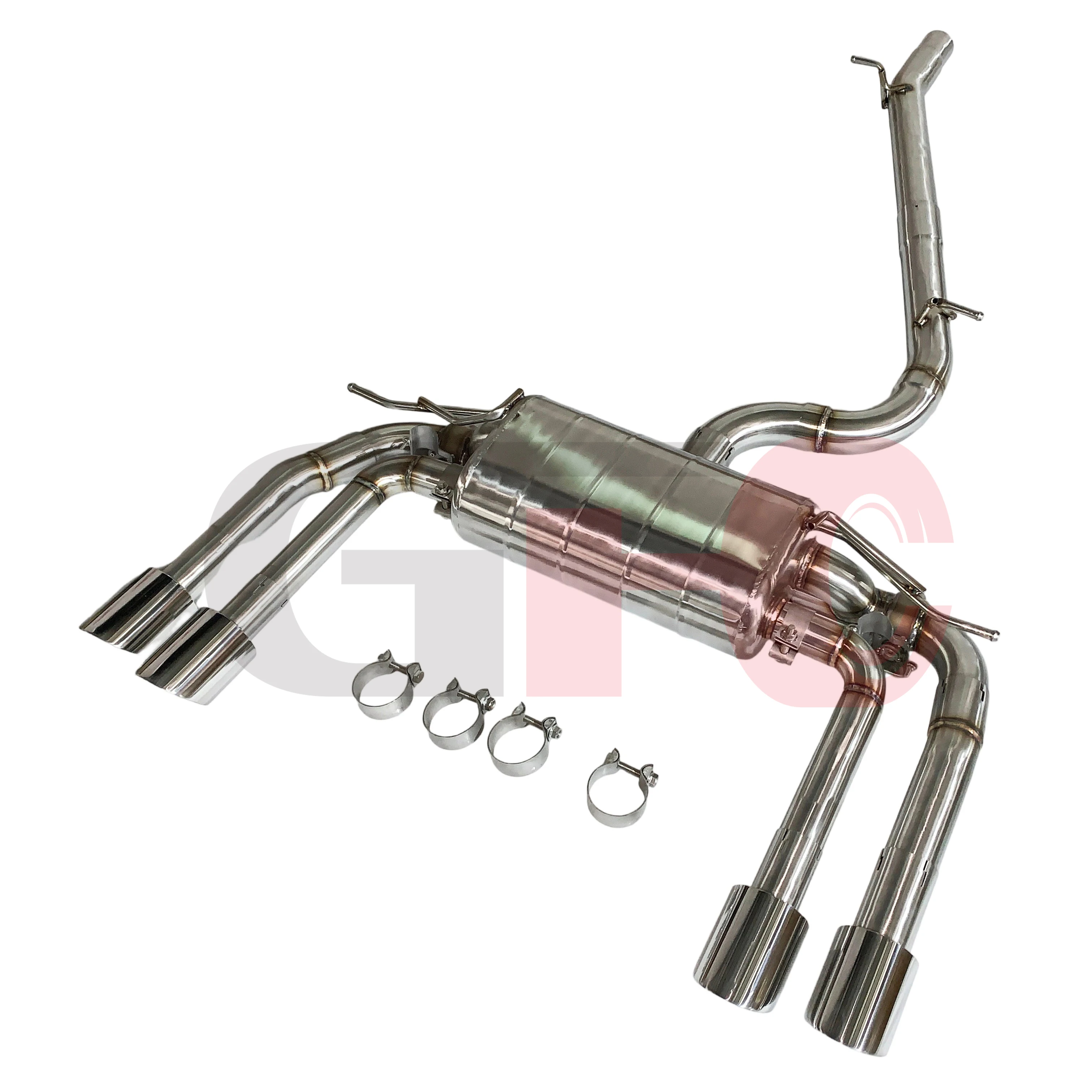 

For the 2014-2024 SEAT Cupra Aateca 2.0T Catback, a high-performance exhaust system with Valvetronic exhaust muffler is included