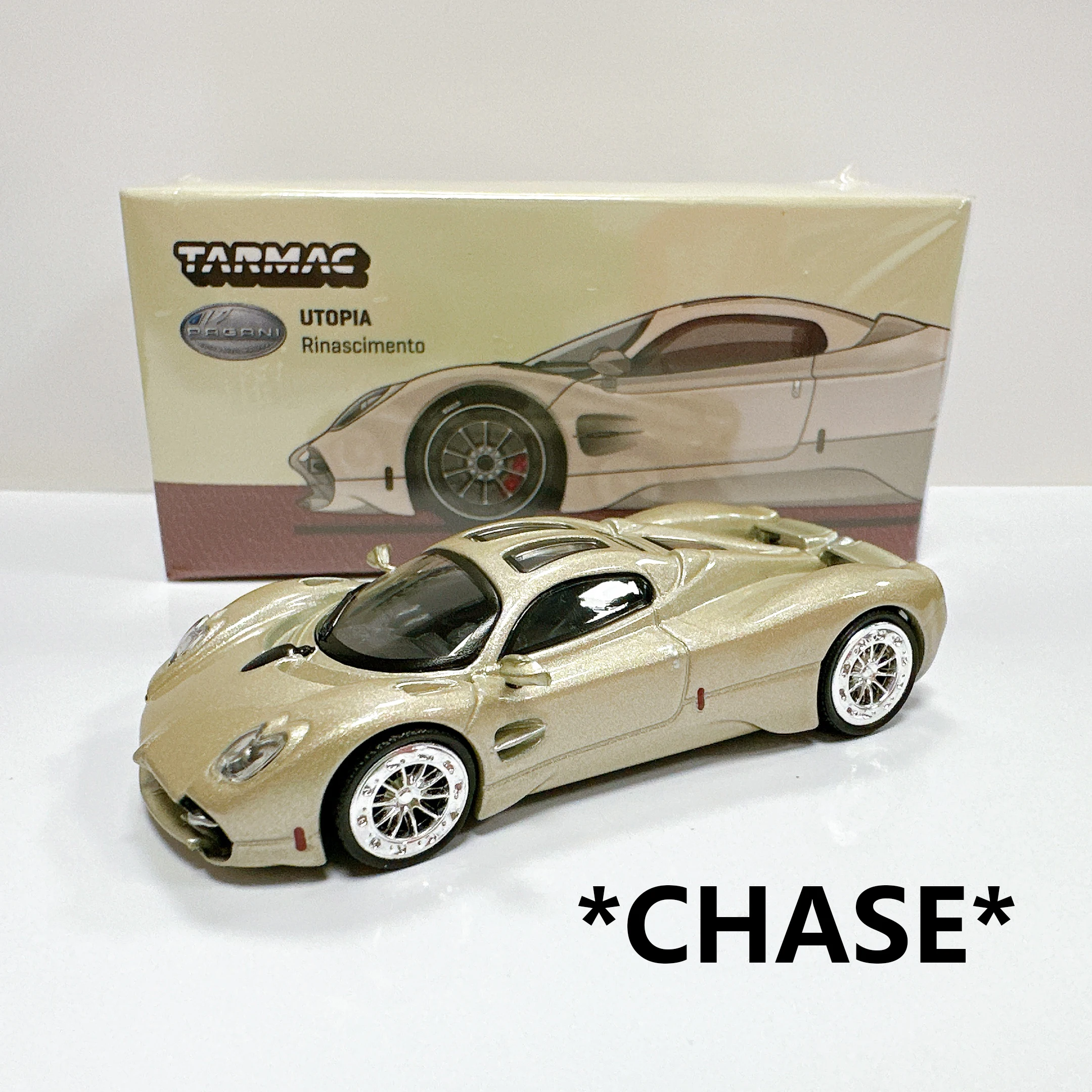 

TW *CHASE* 1:64 Pagani Utopia Rinascimento Diecast Car Model Collection Toys Tarmac Works