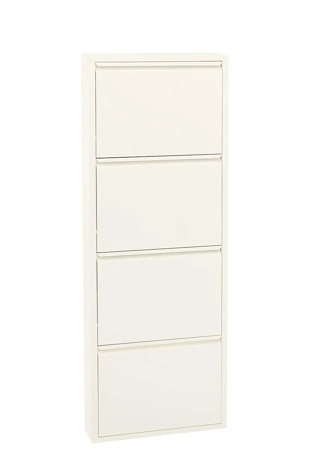 Flip Shoe Cabinet Storage Organizer Freestanding & Wall Mounted No Assembly 4 Drawer Gray, Customized