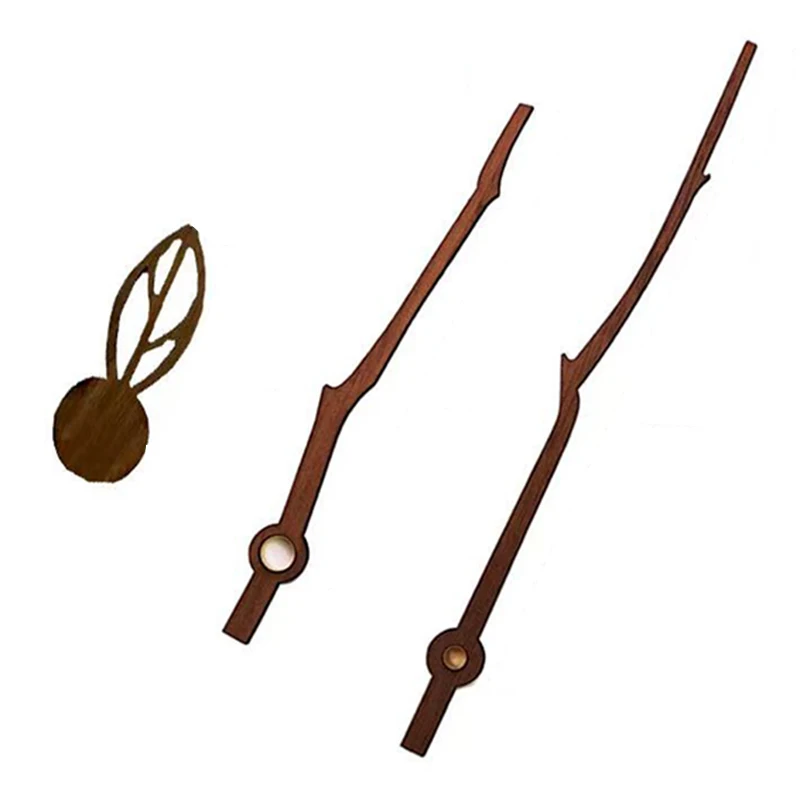 Extra Long Axis Quartz Movement DIY Creative Scan Second Wall Clock Accessories Nordic Simple Wooden Pointer Silent Mechanism