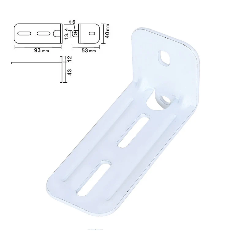 Brand New 4Pcs/Pack Electric Curtain Track Wall Brackets Installation Accessories Suitable For Shang Fei Track/Rail image 2