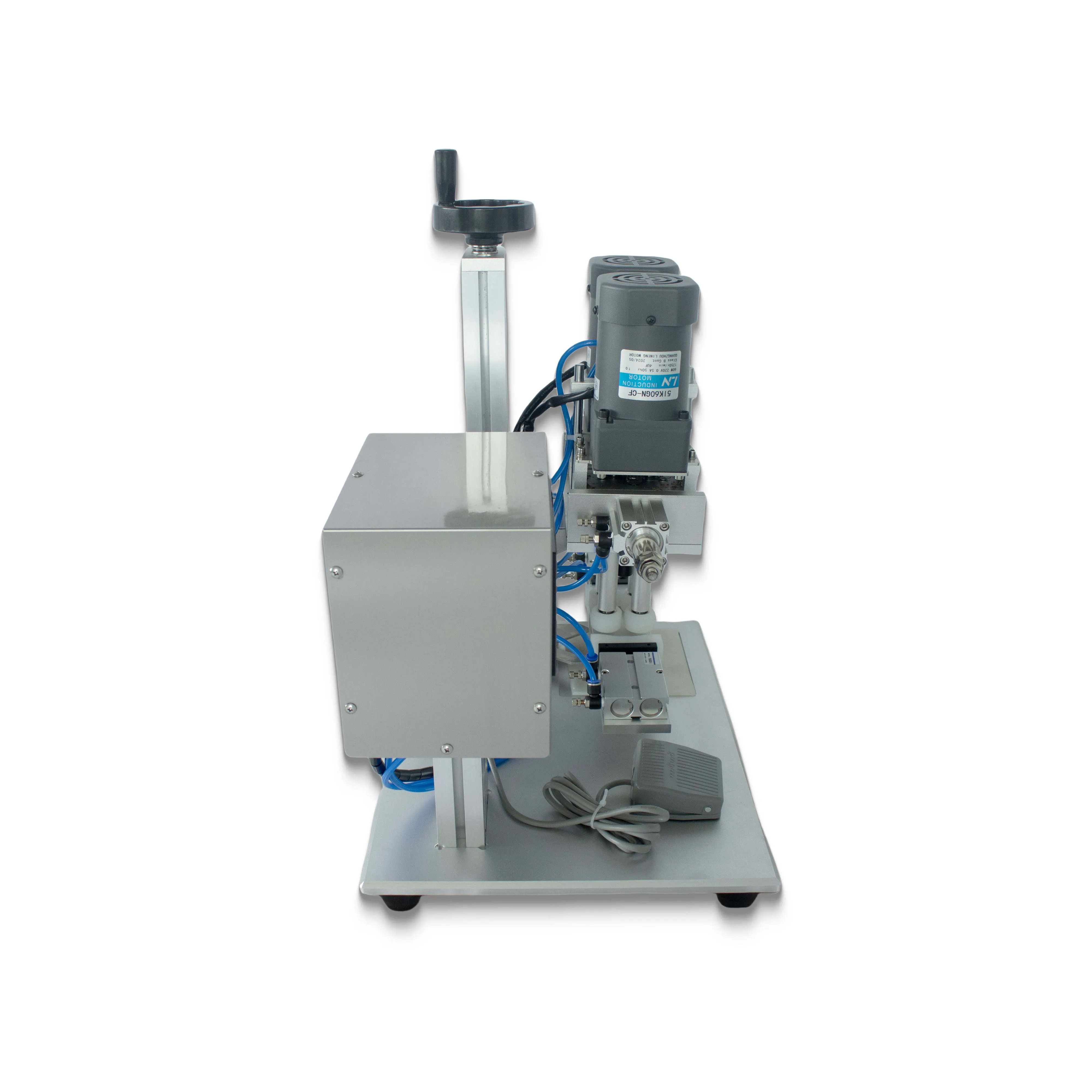 

Semi-Automatic Table Top Small Dropper Bottle Capping Machine for Plastic Bottle Essential Cap