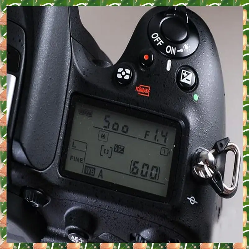 JAJA 4 PCS Camera Strap Buckle Split Triangle Ring Replacement Durable Belt Hook For Digital Camera Shoulder Straps