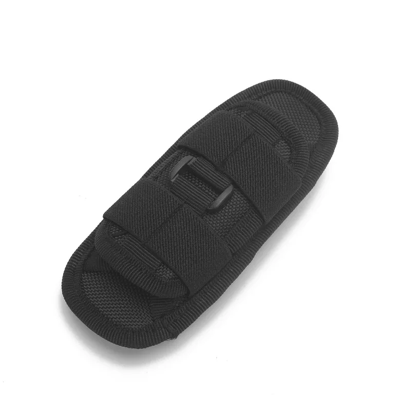 Outdoor Tactical Multifunctional Flashlight Holster 360° Rotatable Adjustable Protective Storage Pouch For Bright Torch 10‑Pack
