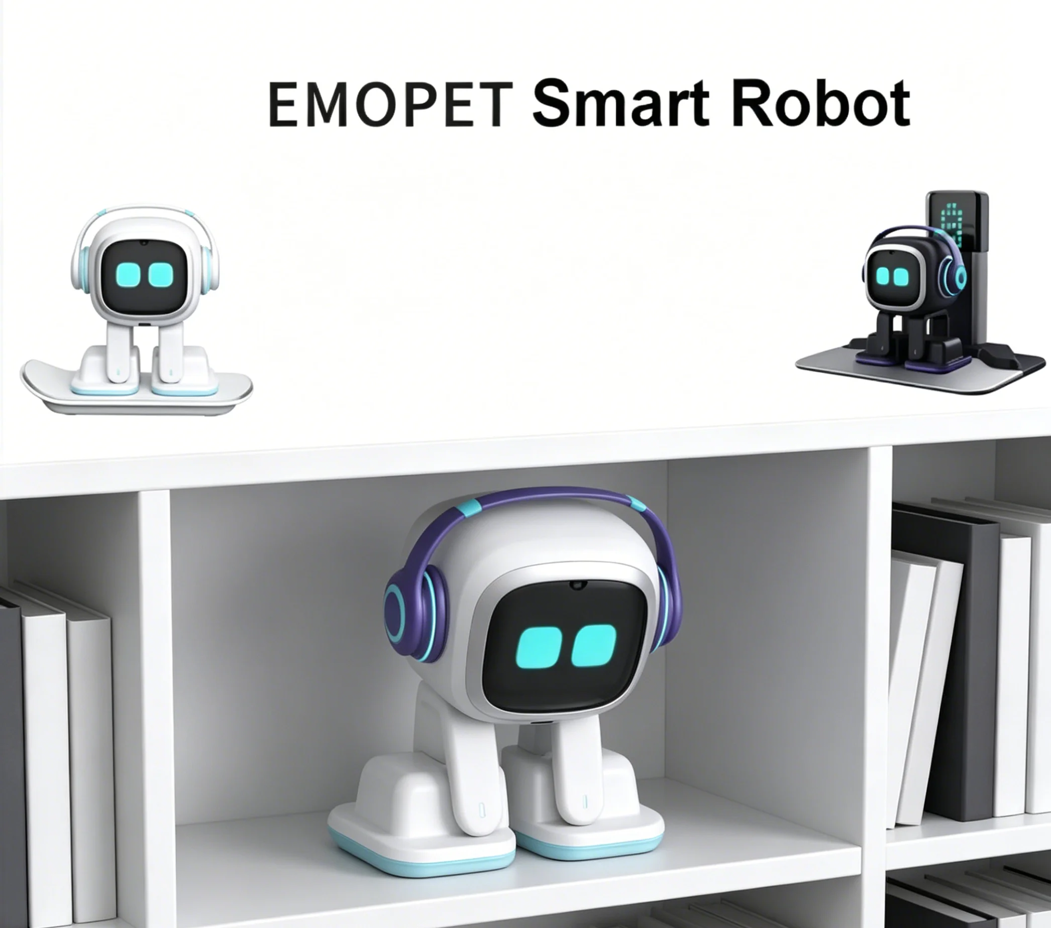 Intelligent AI Educational Robot Toys For Children's Growth-Sensitive And Clever Cartoon Toy With Mecanum Wheels
