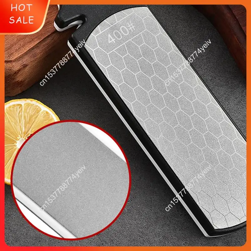 Mesh Pottery Double-Sided Emery Whetstone Knife Sharpener Ultra-Fine Household Sharpener/Kitchensharpening Tool A62X