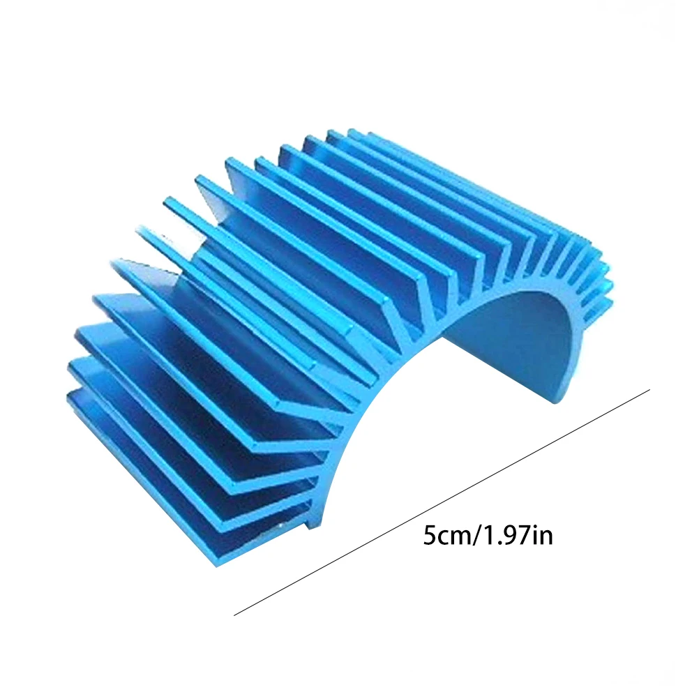 

Aluminum Heatsink for 540 550 Motors Efficient Cooling Blue Durable Ideal Minis Buggies Electric Boats Laptop Cooler